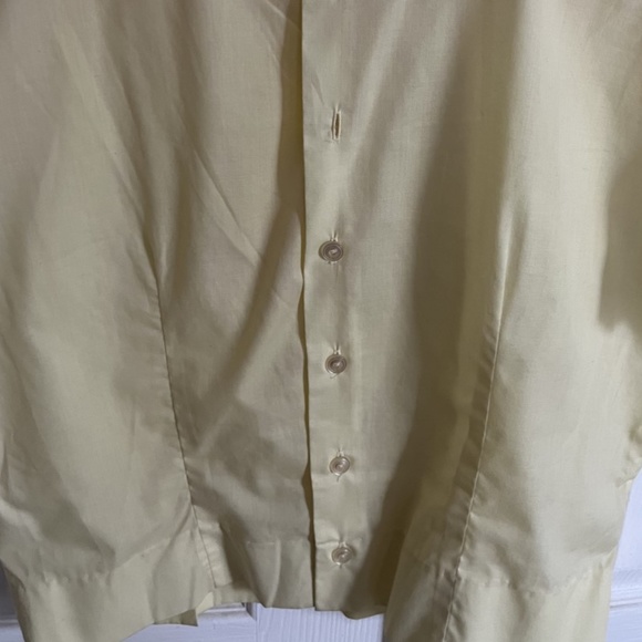 1950's Vintage Yellow Spring/Summer Blouse - Picture 3 of 7